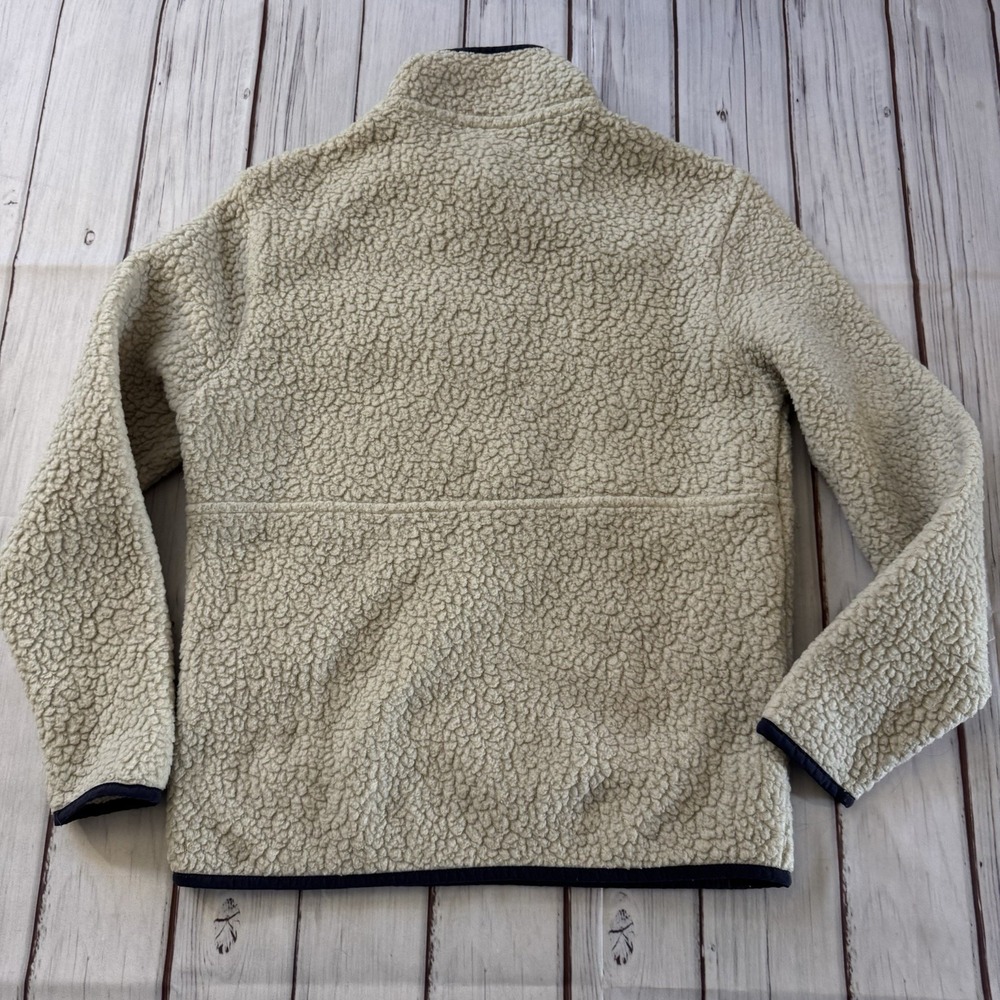 Patagonia Retro X Fleece Pullover Jacket Cream Womens XS Sherpa Quarter Zip - Picture 7 of 9